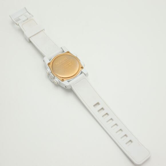 Nixon That's What She Said Unit 40 White Mens Digital 44mm Watch w New Battery - Picture 14 of 15